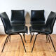 Série de 4 chaises vintage 1950