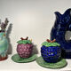 Vase carafe fish Guggle jug