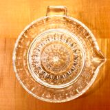 Old molded glass citrus press