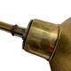Pair of exterior or interior wall lights in gilded metal, 60s/80s