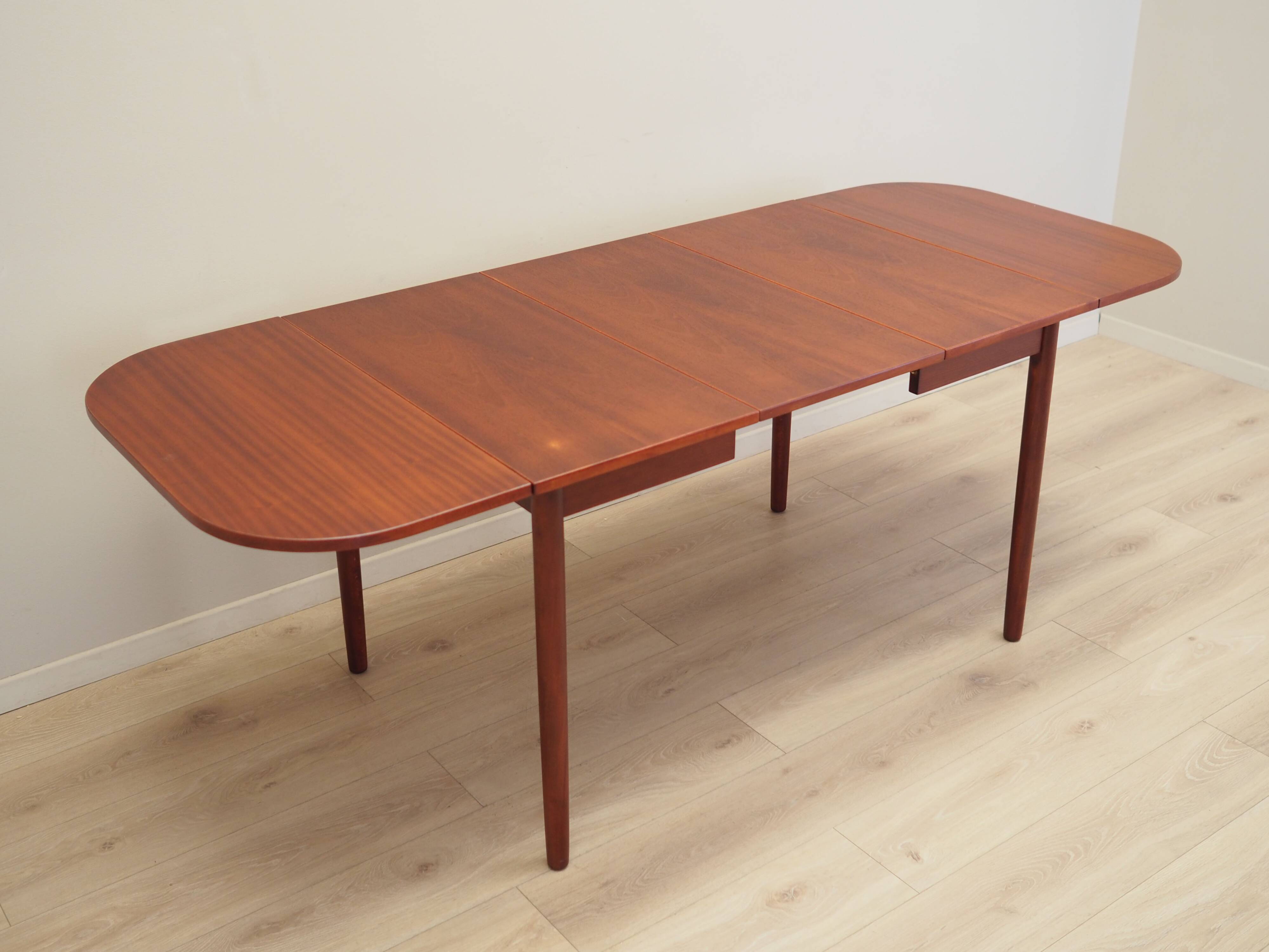 Mahogany table, Danish design, 1970s, production: Denmark