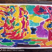Pierre Lacroux (1909-1993) Gouache on paper 24 x 32 cm - from 1989 - (286)