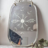 Vintage mirror tray