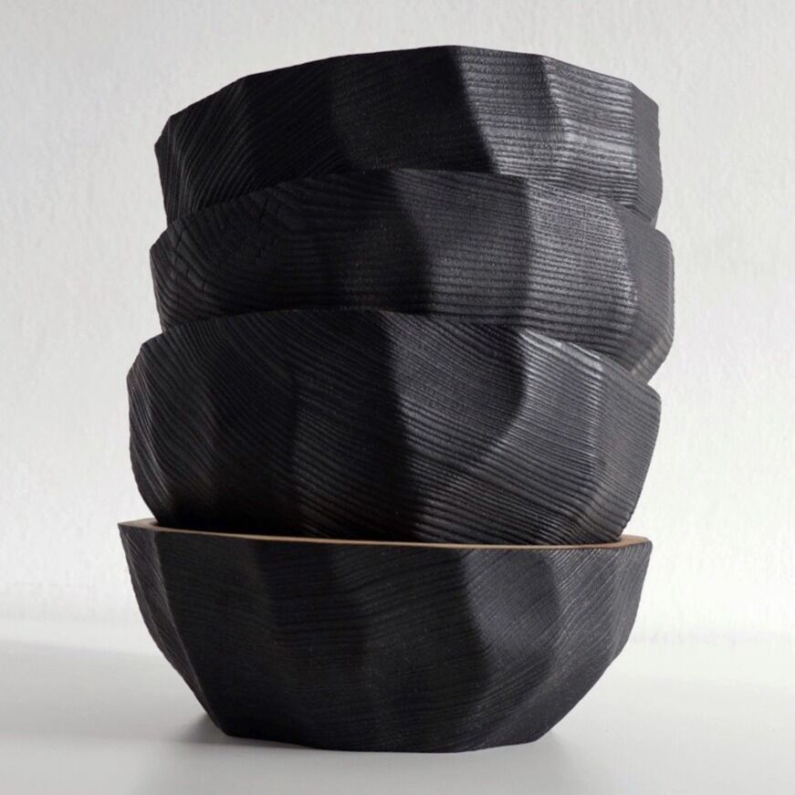 Charred ash bowl