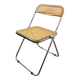 Plia folding chair by Giancarlo Piretti for Castelli – Rattan