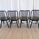 Vintage Bentwood Dining Chairs - Set of 4 Ligna Style - 1980s Yugoslavia