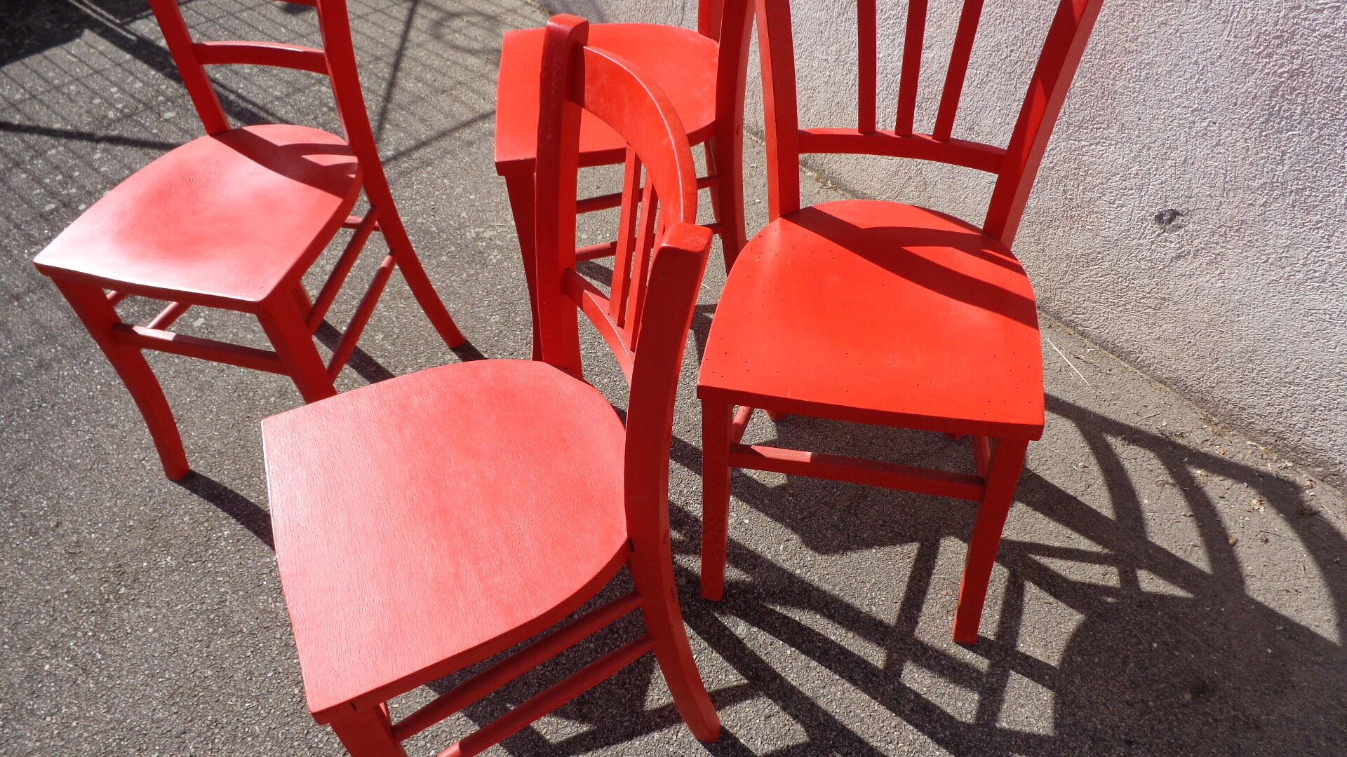 Set of 4 bistro chairs