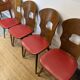 Suite de 4 chaises Baumann modèle “Gentiane” – années 60/70