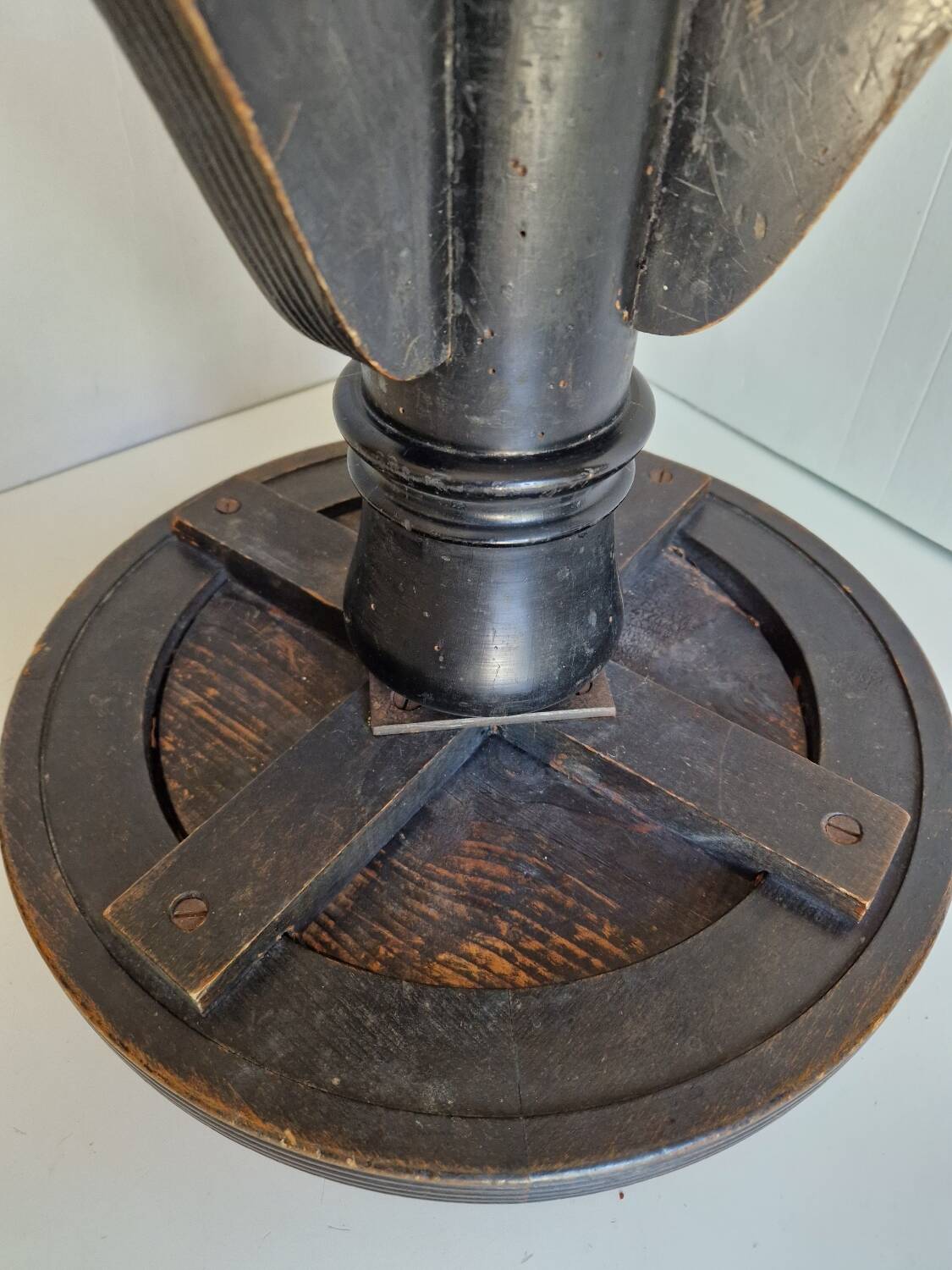 Antique 1920 Art Nouveau piano stool