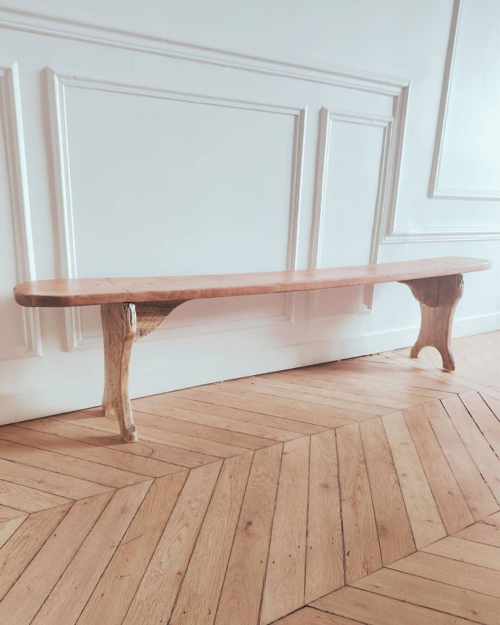 Banc ancien rénové, fin du XIXe - début du XXe siècle