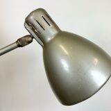 Grey industrial scissor wall lamp from erpe, 1960s