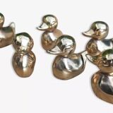 Vintage duck name tags set of 6