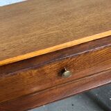 Vintage oak bedside table