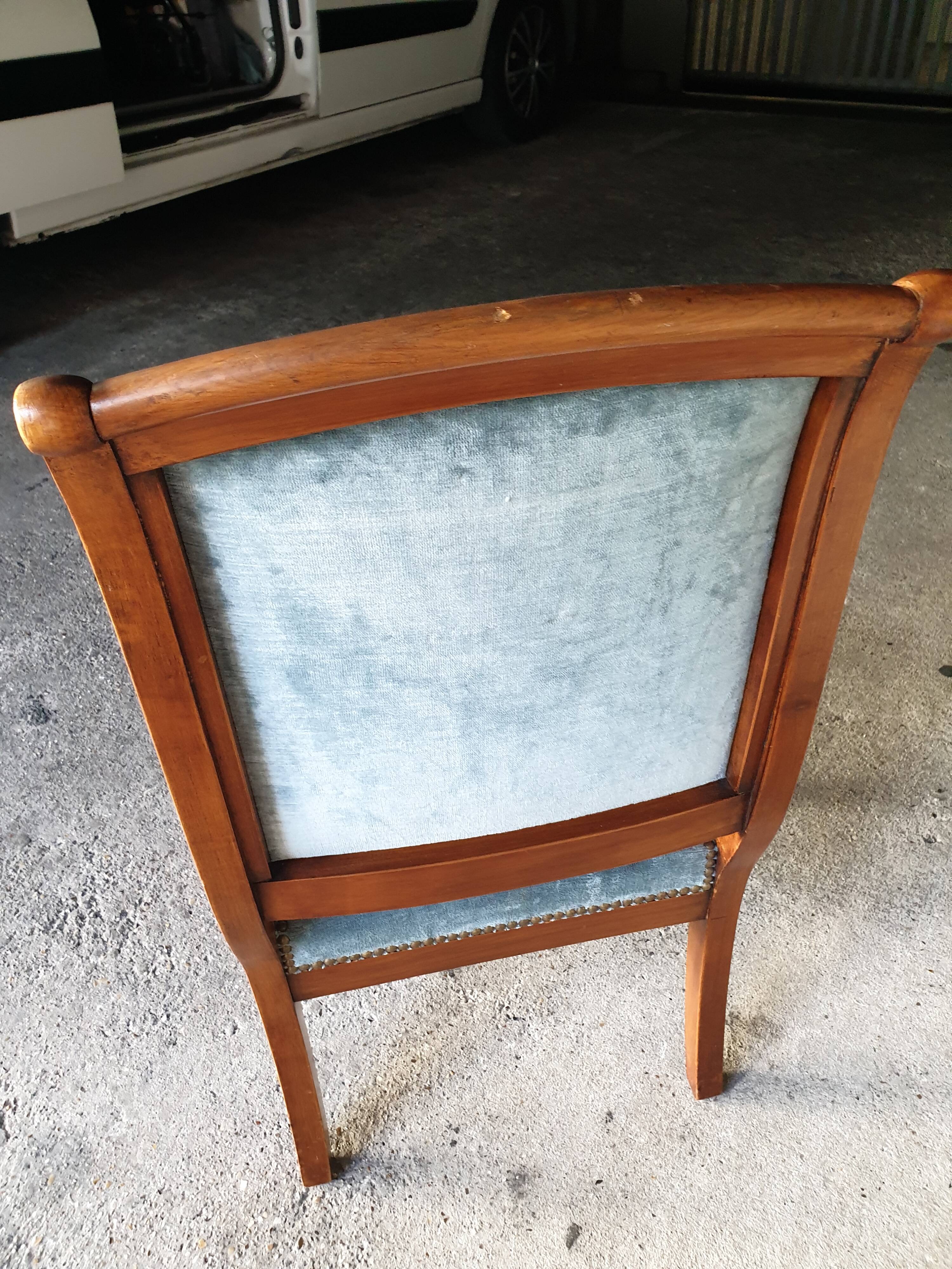 Pair of restoration armchairs