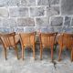 Série de 4 chaises bistrot Baumann