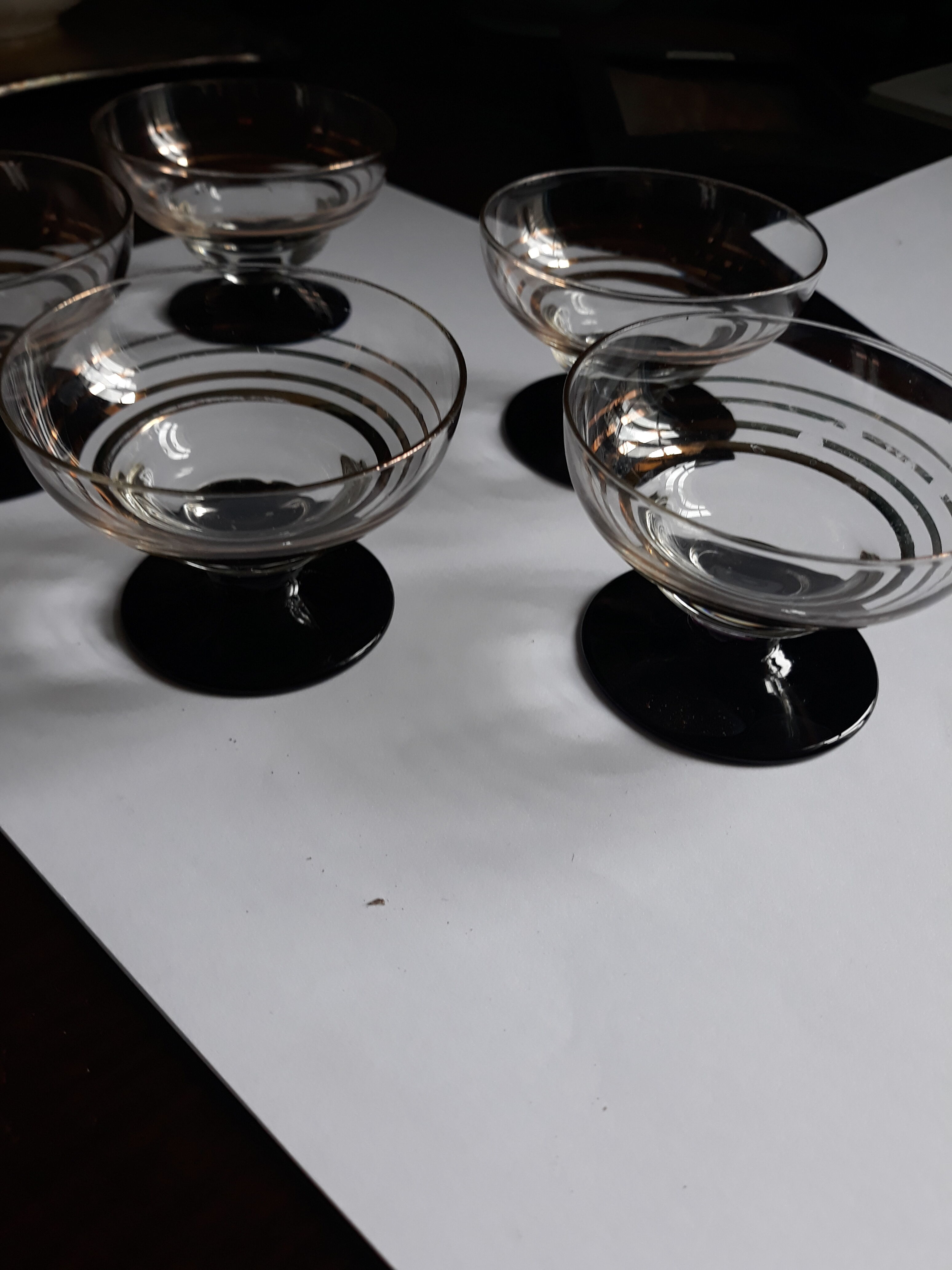 Set of 5 liquor glasses
