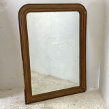 Louis Philippe mirror in wood and varnished stucco
