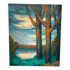 Paysage signé Godelier