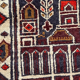 Afghan carpet Baluch vintage 140x86cm