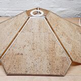 Lampshade flower suspension