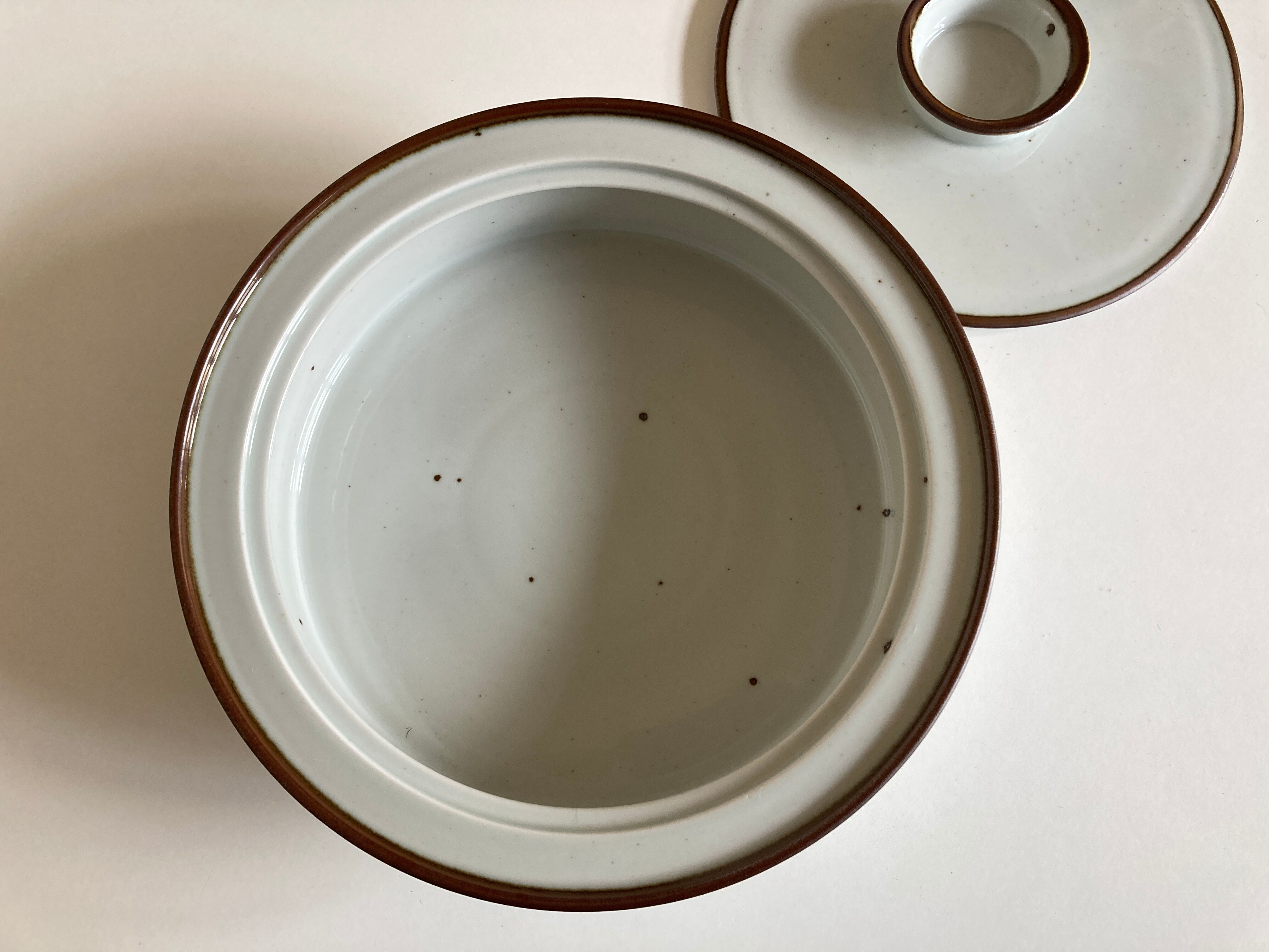 Plat couvert XXL Dansk Design grès 1970 Denmark