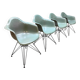 DAR dining chairs fiberglass shell chairs Charles & Ray Eames Vitra