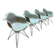 DAR dining chairs fiberglass shell chairs Charles & Ray Eames Vitra