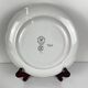Set of 6 flat plates "Agreste", Sarreguemines, late 20th century, Pyroblan