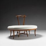 Large Circular Wooden Sofa, 1990s