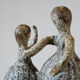 Sculpture "les danseuses"  en céramique des années 70