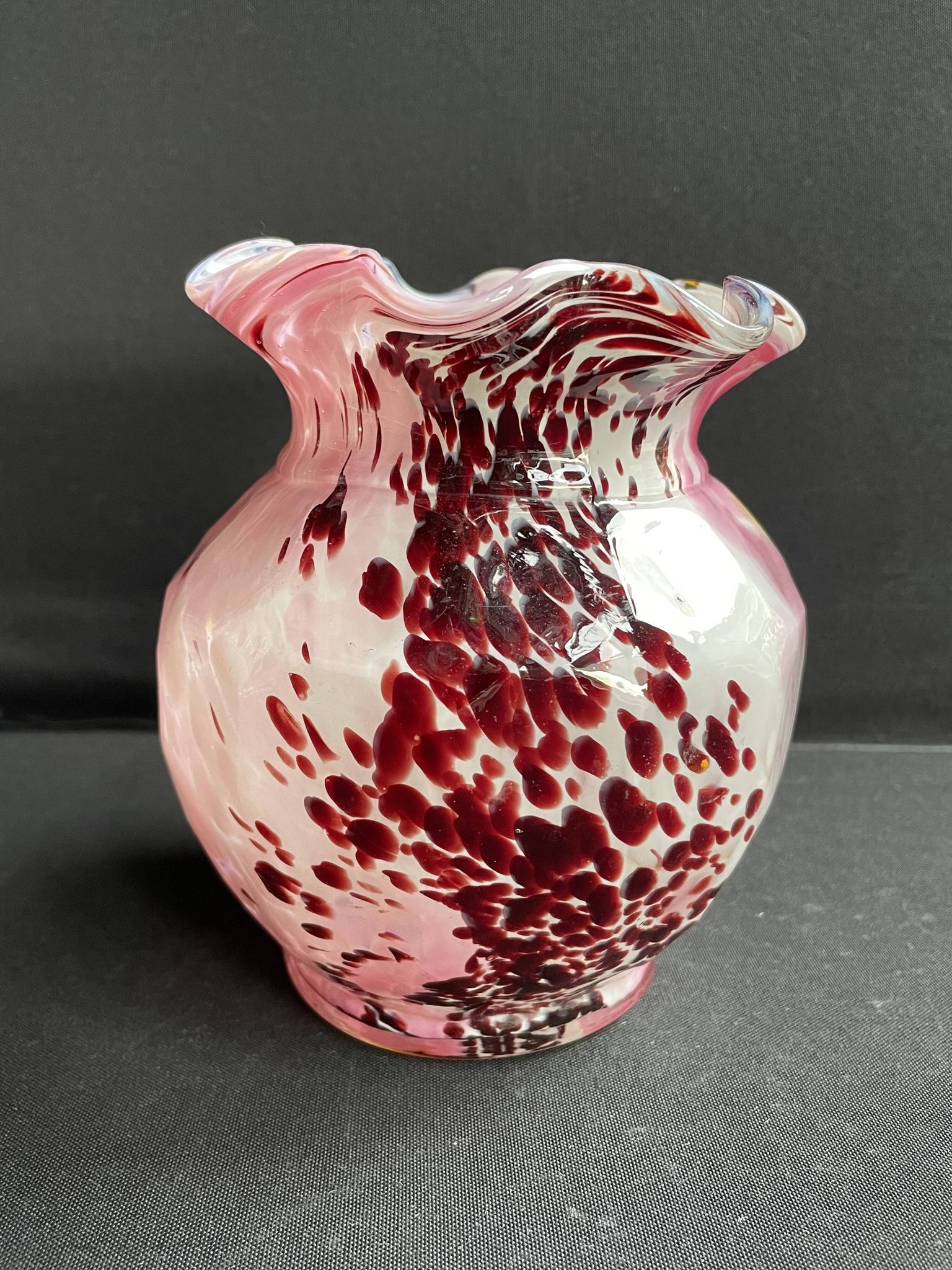 Ball vase - Ets Legras - 19th century