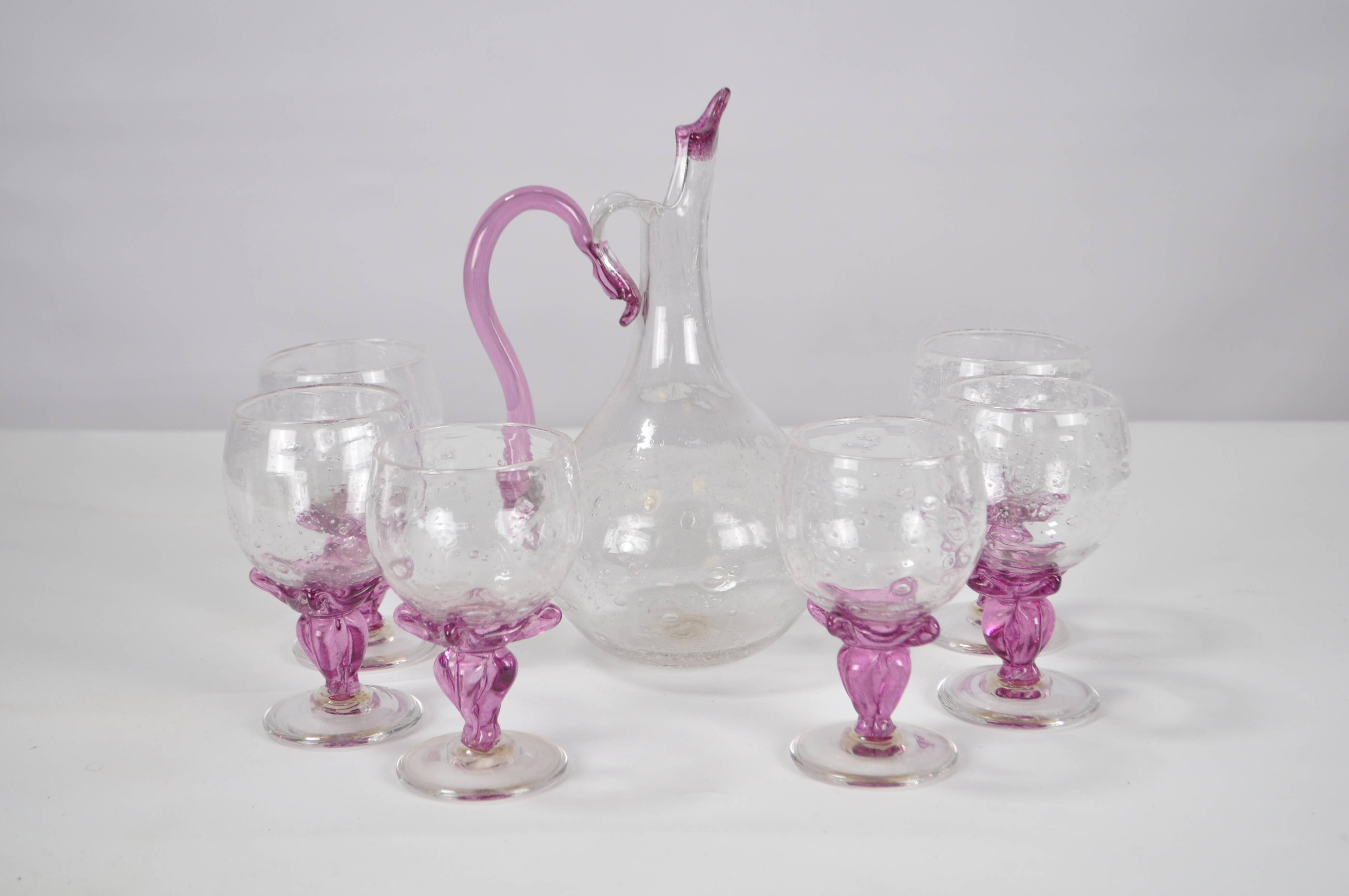 Service Biot 6 verres et carafe
