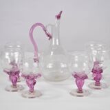 Biot service 6 glasses and carafe