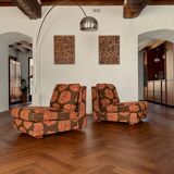 Pair of vintage 70s armchairs
