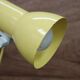 Lampe de bureau vintage jaune 1980