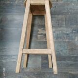 High oak stool