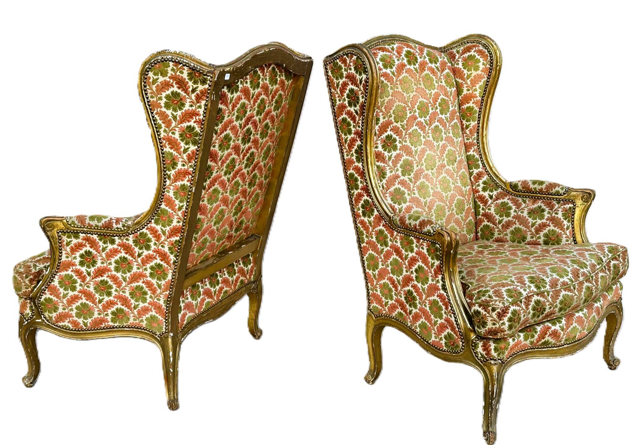 Lot of pair of armchairs