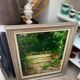 Peinture "vue de jardin" contemporain