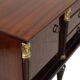 Vintage tv cabinet low cabinet mirrored mahogany veneer hollywood regency 140cm