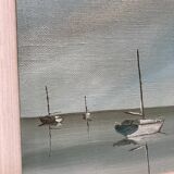 Painting on canvas signed serot