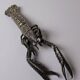 Crayfish/lobster handle, silver-plated metal, 1950s-1970s