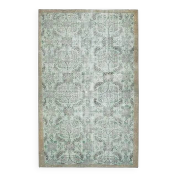 Tapis turc en laine et coton noué à la main, années 1970