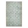 1970s vintage Turkish hand-knotted wool cotton green area rug 196x224