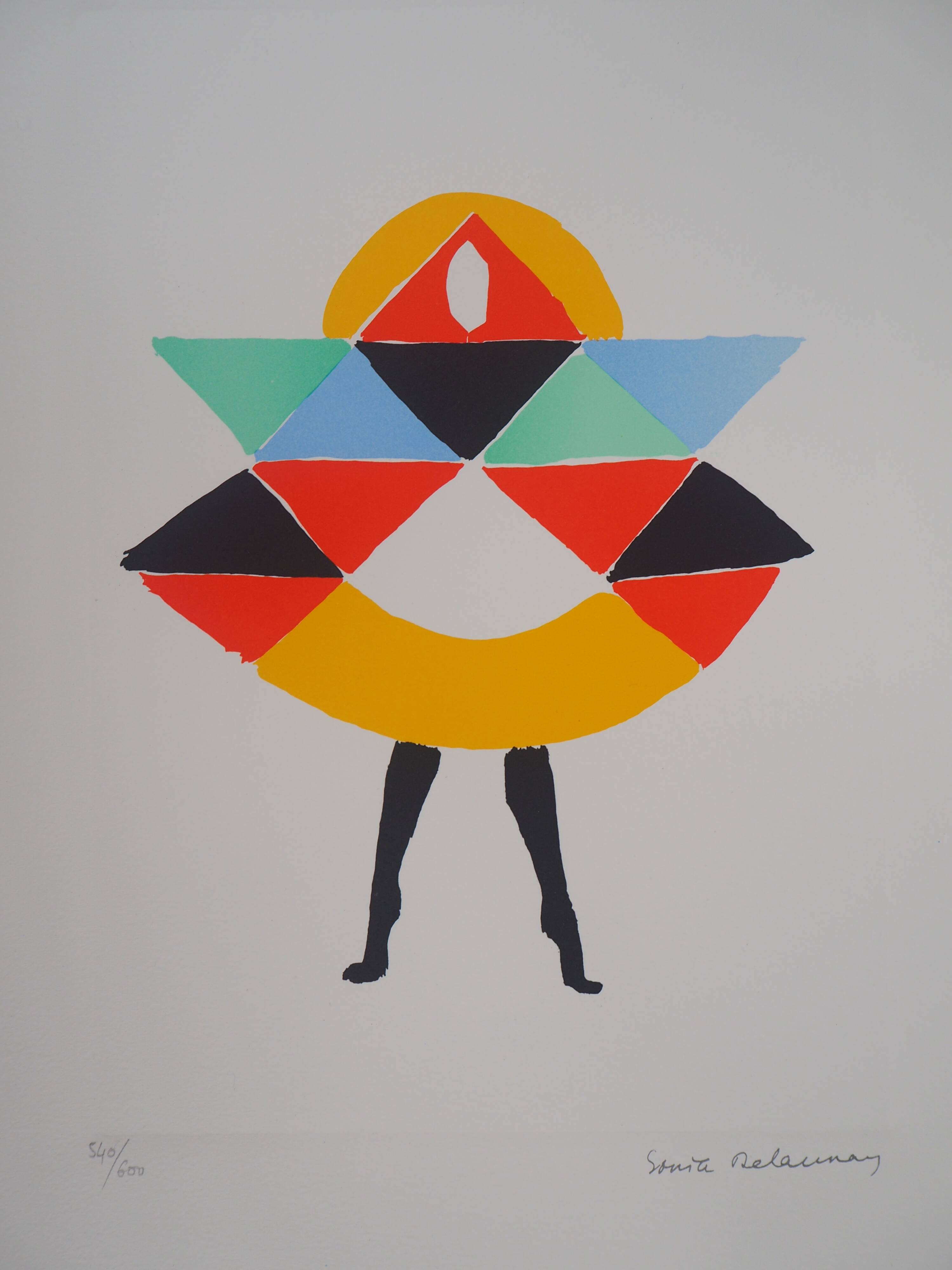 Sonia Delaunay: Carnival - Signed lithograph