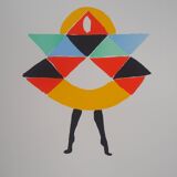 Sonia Delaunay: Carnival - Signed lithograph
