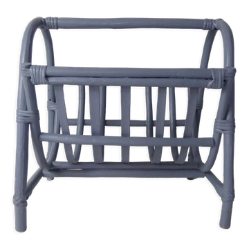 Rattan magazine holder