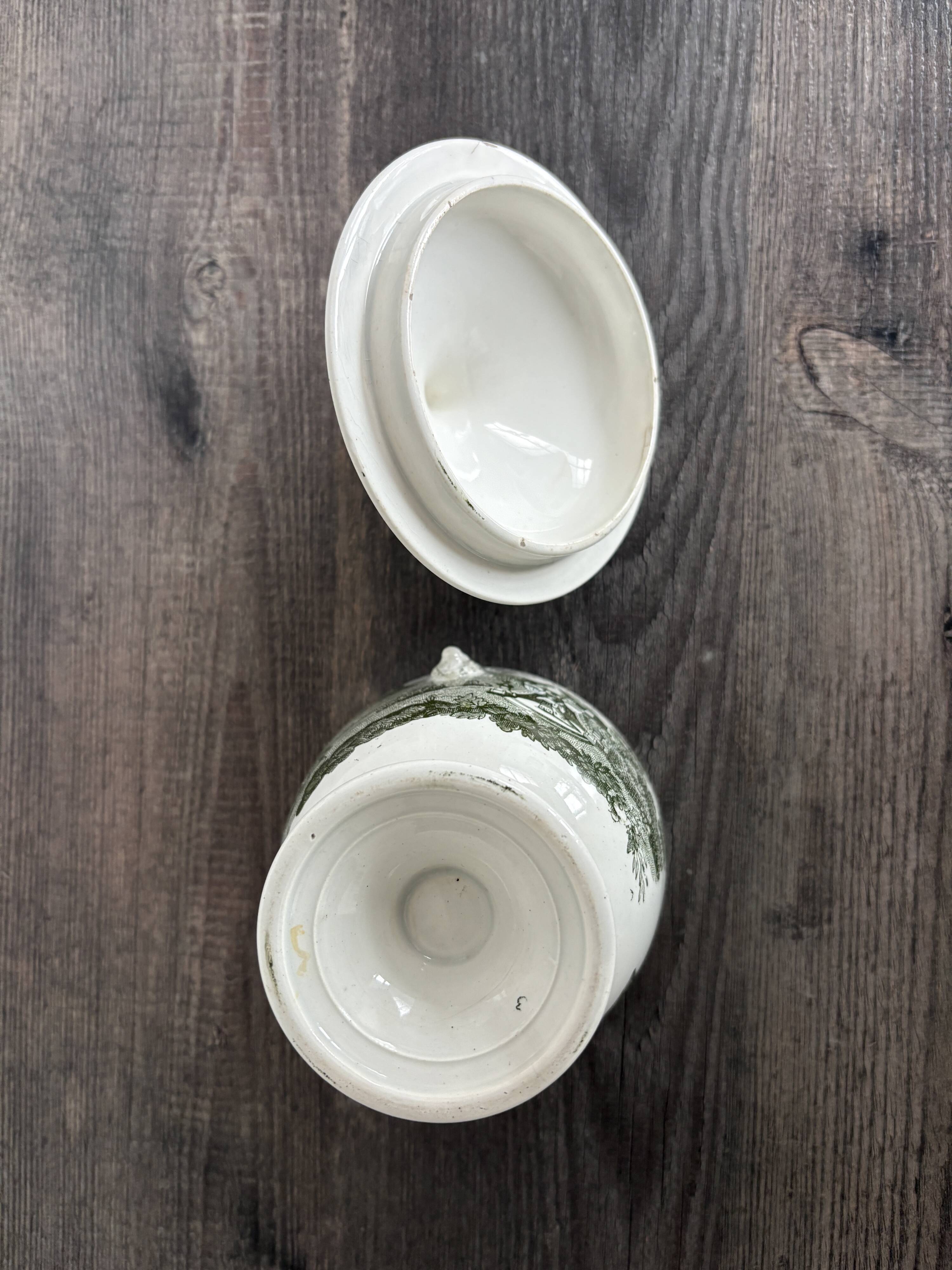 Old Sugar Bowl Jemmapes Faience (Cappellemans)