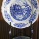 Lot de 2 assiettes creuses de collection en porcelaine Sarreguemines, années 1970