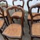 Série de 6 chaises à dossier trilobé de style Louis-Philippe