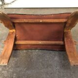 Vintage camel saddle stool 1960